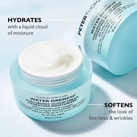 Peter Thomas Roth Water Drench Hyaluronic Cloud Cream Hydrating Moisturizer 